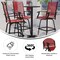 Flash Furniture Outdoor Stool - 30 inch Patio Bar Stool, Red, 2PK 2-ET-SWVLPTO-30-RD-GG - alternate 4